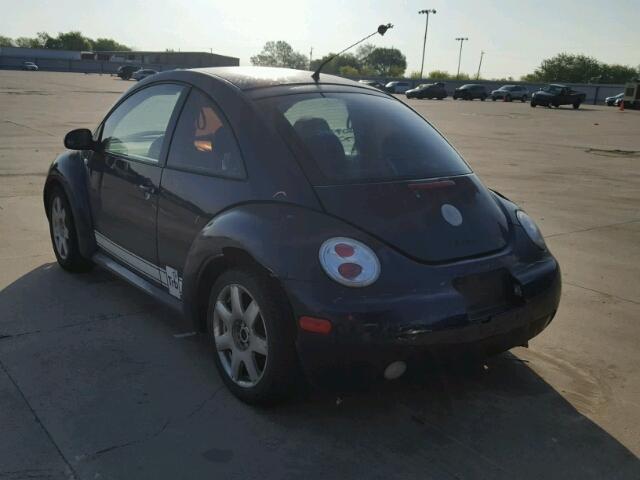 3VWDD21C23M425888 - 2003 VOLKSWAGEN NEW BEETLE 蓝色 照片 3