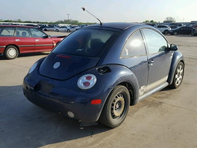 3VWDD21C23M425888 - 2003 VOLKSWAGEN NEW BEETLE 蓝色 照片 4