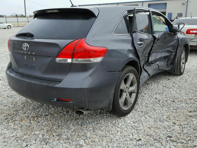 4T3ZK11A39U009041 - 2009 TOYOTA VENZA BASE GRAY photo 4