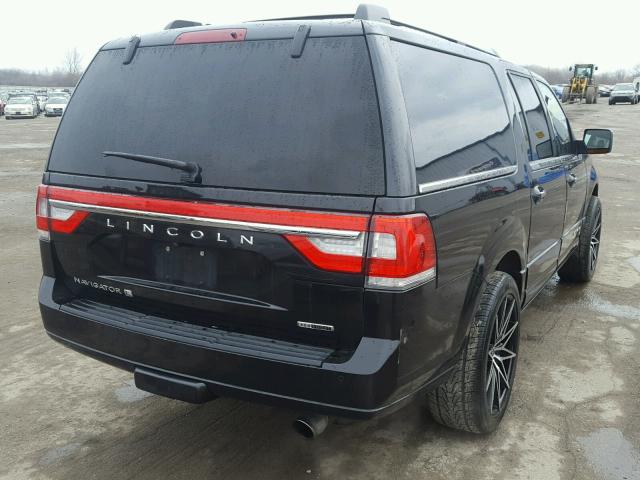 5LMJJ3JT3FEJ05342 - 2015 LINCOLN NAVIGATOR BLACK photo 4
