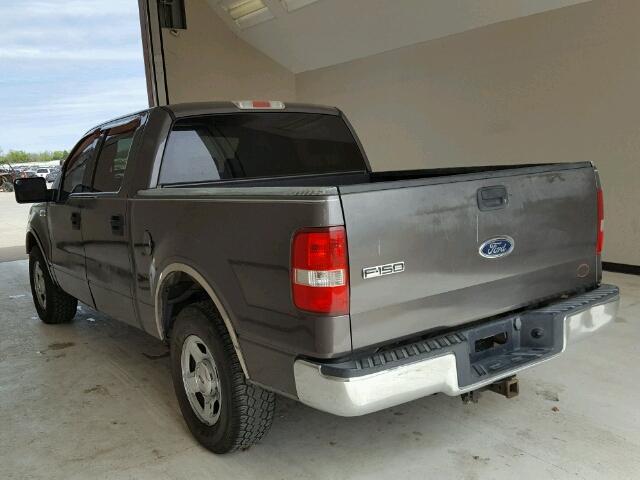 1FTPW12514KC78766 - 2004 FORD F150 SUPER CHARCOAL photo 3