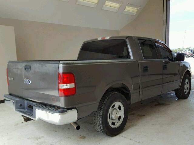 1FTPW12514KC78766 - 2004 FORD F150 SUPER CHARCOAL photo 4