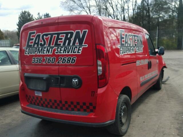 ZFBERFBT6G6C81384 - 2016 RAM PROMASTER RED photo 4