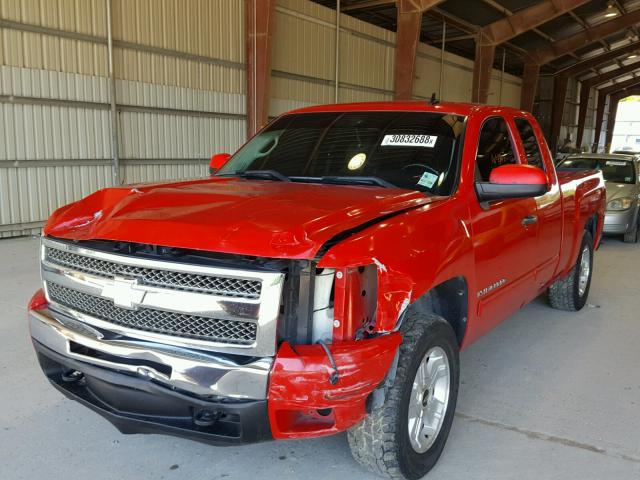 1GCEC29J19Z161728 - 2009 CHEVROLET SILVERADO RED photo 2