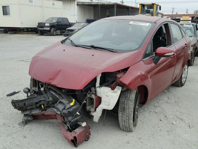 3FADP4BJXDM221429 - 2013 FORD FIESTA SE RED photo 2