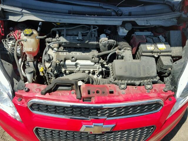 KL8CB6S94DC538087 - 2013 CHEVROLET SPARK LS RED photo 7