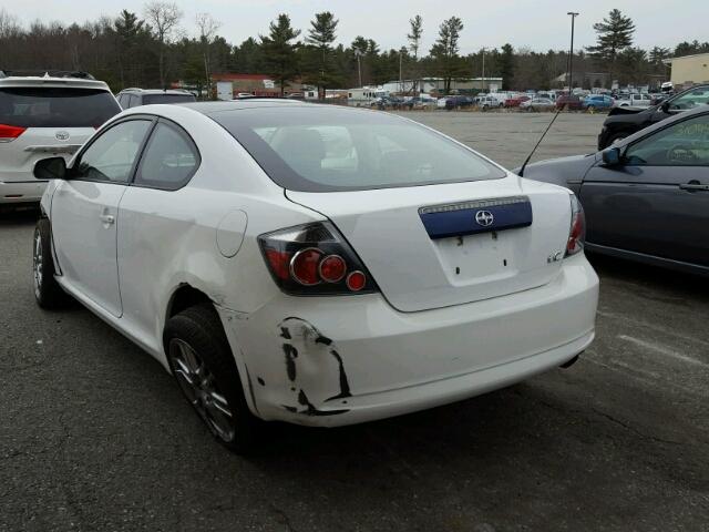 JTKDE167680240042 - 2008 TOYOTA SCION TC 白色 照片 3