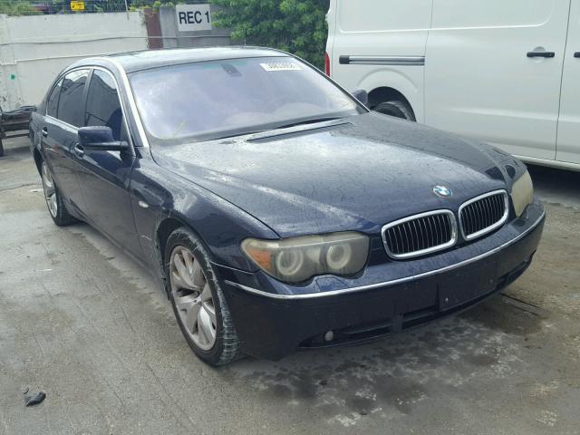 WBAGN63545DS58643 - 2005 BMW 745 LI BLUE photo 1