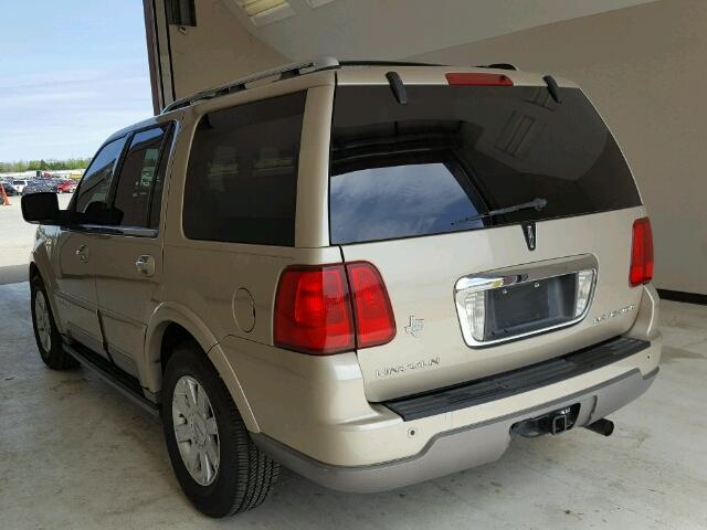 5LMFU27R14LJ43115 - 2004 LINCOLN NAVIGATOR BEIGE photo 3