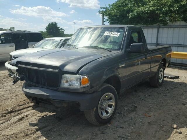 1FTYR10D29PA02080 - 2009 FORD RANGER GRAY photo 2