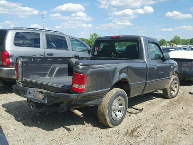 1FTYR10D29PA02080 - 2009 FORD RANGER GRAY photo 4