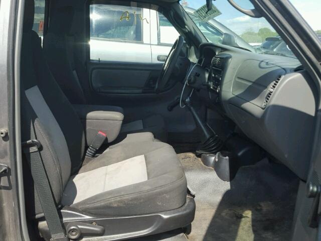 1FTYR10D29PA02080 - 2009 FORD RANGER GRAY photo 5