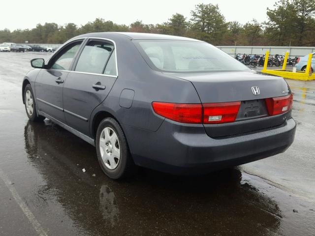 1HGCM56405A100126 - 2005 HONDA ACCORD LX GRAY photo 3