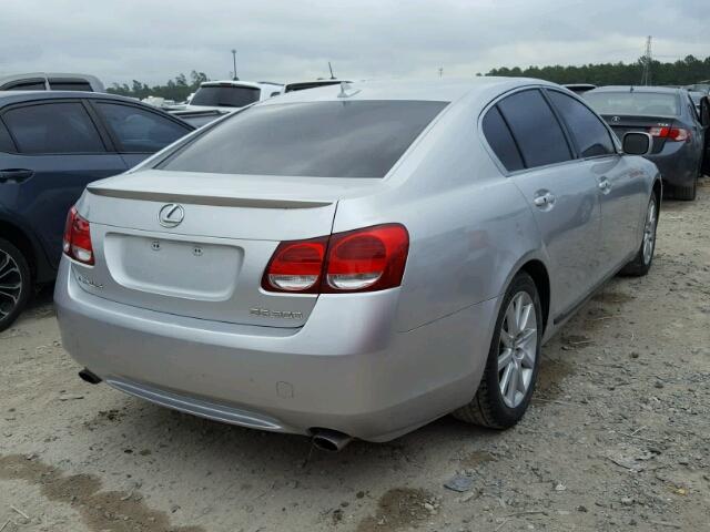 JTHBH96S665030385 - 2006 LEXUS GS GENERAT SILVER photo 4