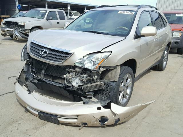 JTJHW31U960026445 - 2006 LEXUS RX 400 GOLD photo 2