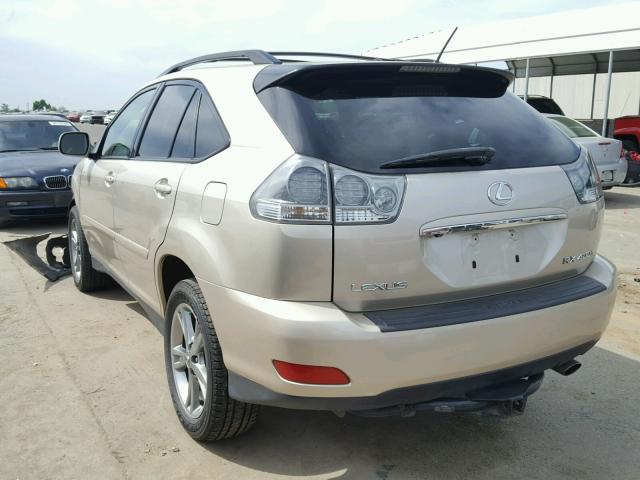 JTJHW31U960026445 - 2006 LEXUS RX 400 GOLD photo 3