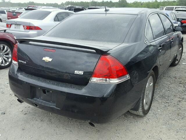 2G1WD58CX89108758 - 2008 CHEVROLET IMPALA SUP 黑色 照片 4