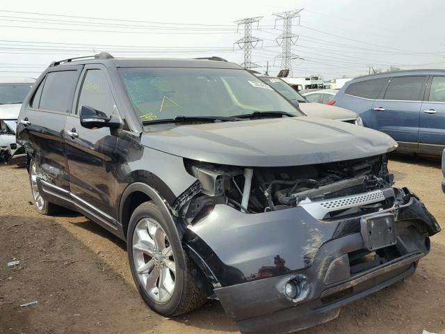 1FM5K7D88EGA31421 - 2014 FORD EXPLORER X BLACK photo 1