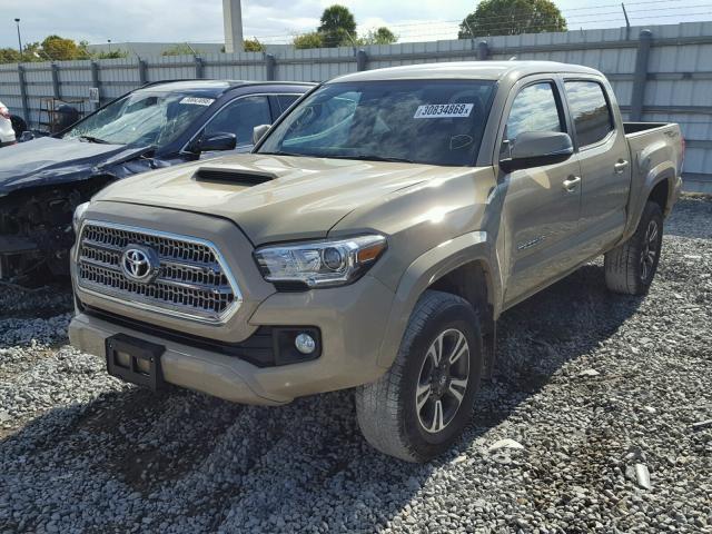 3TMAZ5CN2GM002371 - 2016 TOYOTA TACOMA DOU TAN photo 2