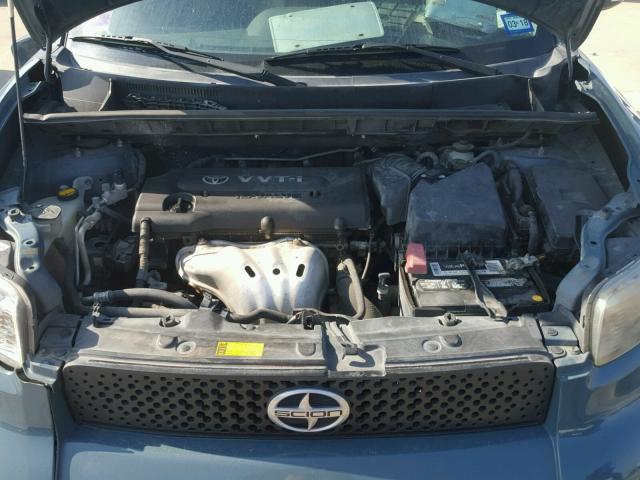 JTLKE50E791085742 - 2009 TOYOTA SCION XB BLUE photo 7