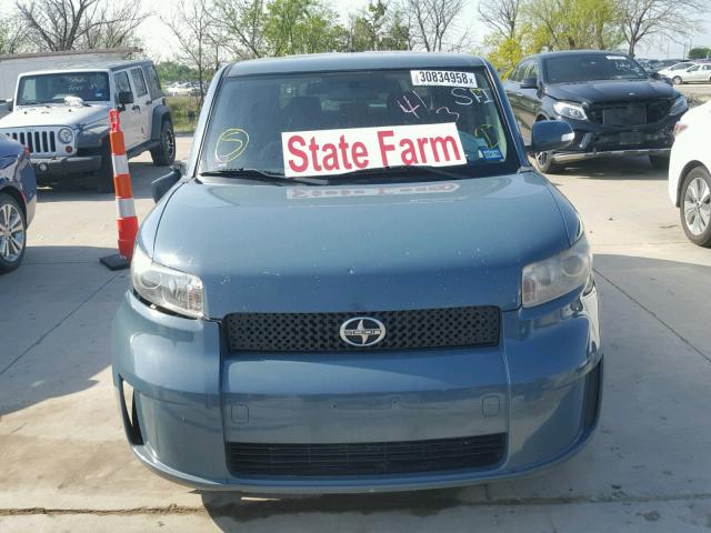 JTLKE50E791085742 - 2009 TOYOTA SCION XB BLUE photo 9