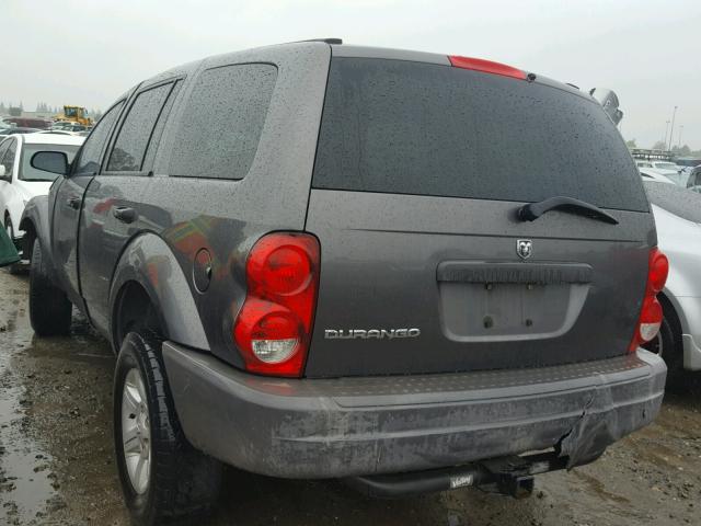 1D4HD38N04F107872 - 2004 DODGE DURANGO ST GRAY photo 3