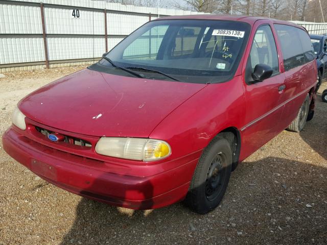 2FMDA5144TBC52152 - 1996 FORD WINDSTAR W RED photo 2