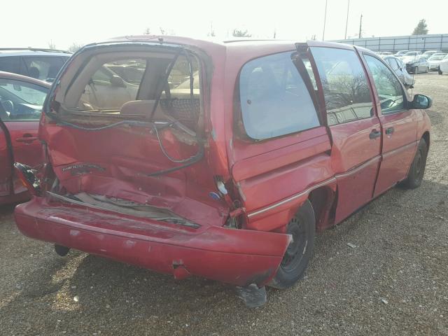 2FMDA5144TBC52152 - 1996 FORD WINDSTAR W RED photo 4