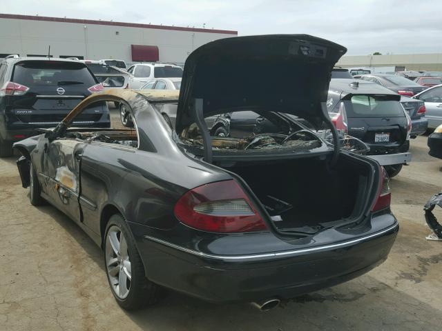 WDBTJ56J76F180850 - 2006 MERCEDES-BENZ CLK 350 GRAY photo 3