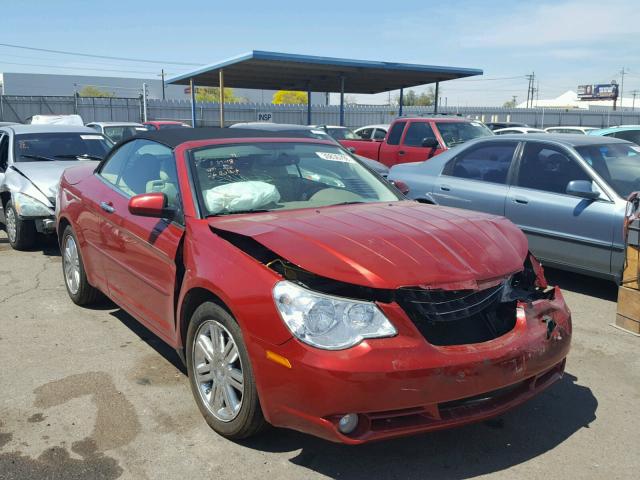 1C3LC65MX8N676218 - 2008 CHRYSLER SEBRING LI RED photo 1