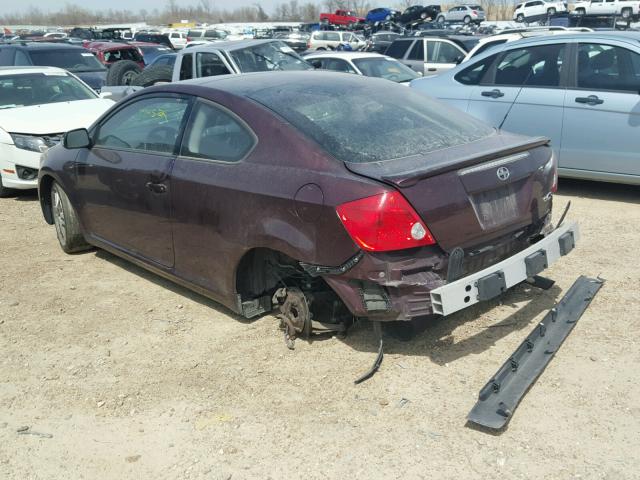 JTKDE177960128444 - 2006 TOYOTA SCION TC 紫色 照片 3
