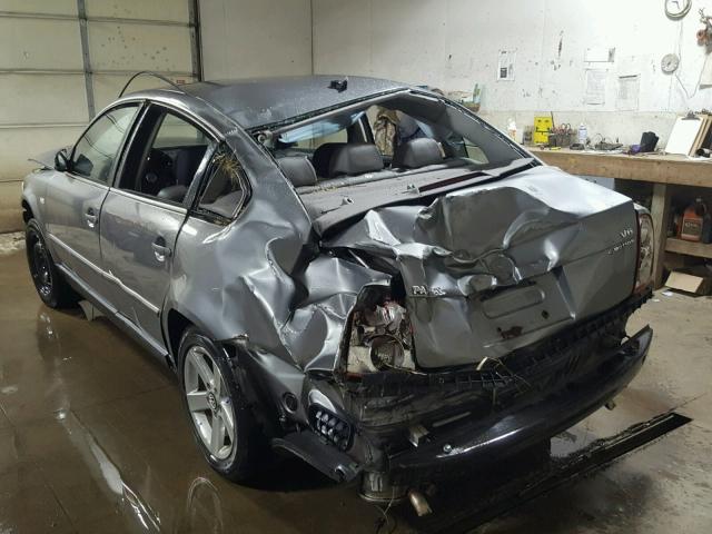 WVWTH63B34P102329 - 2004 VOLKSWAGEN PASSAT GLX 灰色 照片 3