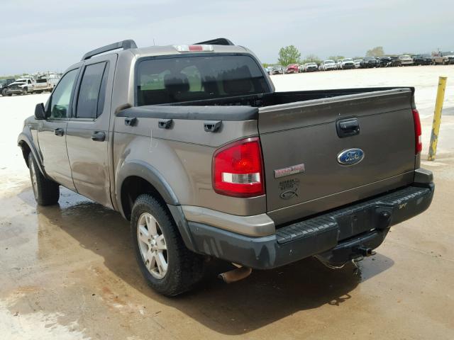 1FMEU31KX7UA08567 - 2007 FORD EXPLORER S BROWN photo 3