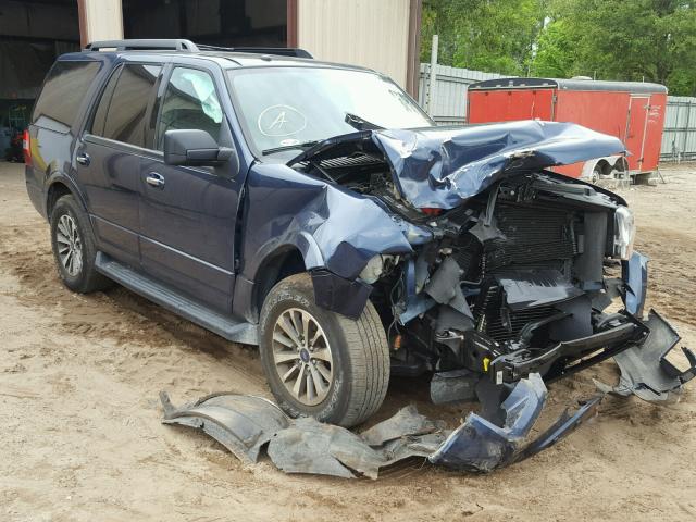 1FMJU1HT3HEA30133 - 2017 FORD EXPEDITION BLUE photo 1