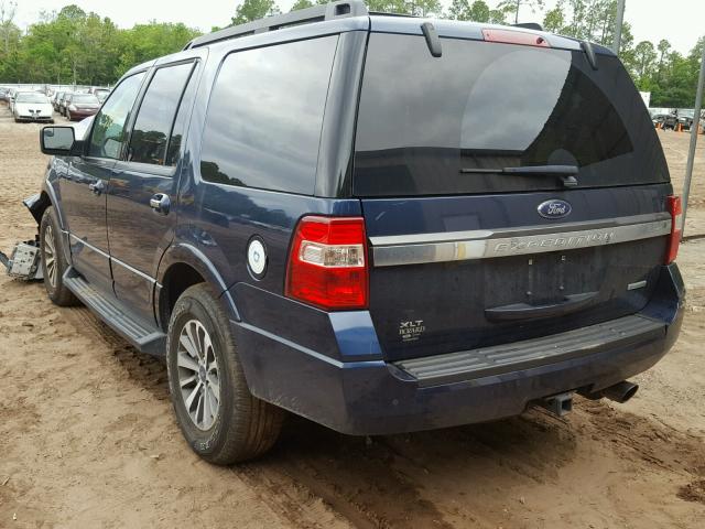 1FMJU1HT3HEA30133 - 2017 FORD EXPEDITION BLUE photo 3