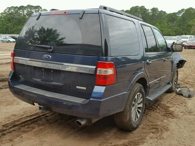 1FMJU1HT3HEA30133 - 2017 FORD EXPEDITION BLUE photo 4