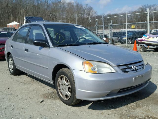 2HGES16561H595430 - 2001 HONDA CIVIC LX SILVER photo 1