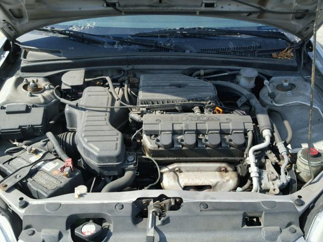 2HGES16561H595430 - 2001 HONDA CIVIC LX SILVER photo 7