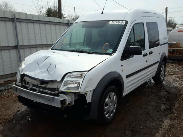 NM0LS7BN0DT159854 - 2013 FORD TRANSIT CO WHITE photo 2