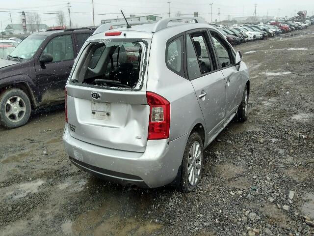 KNAHH8A83C7412484 - 2012 KIA RONDO SILVER photo 4