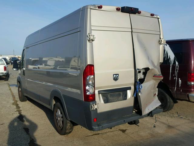 3C6URVJDXFE516119 - 2015 RAM PROMASTER 金色 照片 3