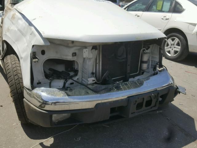 1GCCS39E288210426 - 2008 CHEVROLET COLORADO L WHITE photo 9