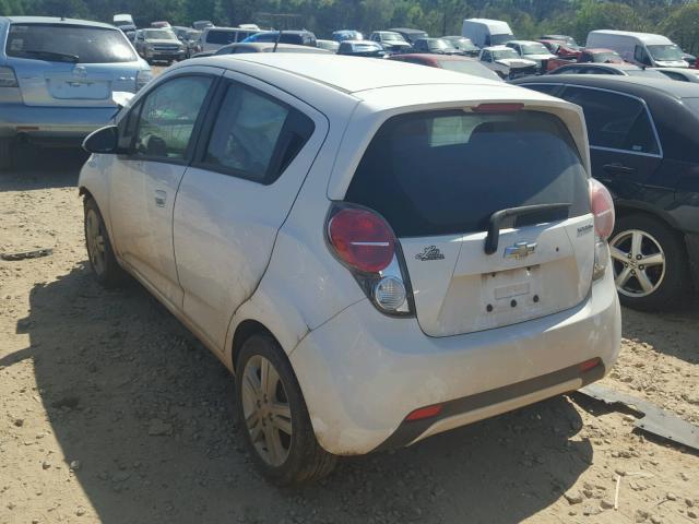 KL8CD6S9XEC538669 - 2014 CHEVROLET SPARK 1LT WHITE photo 3