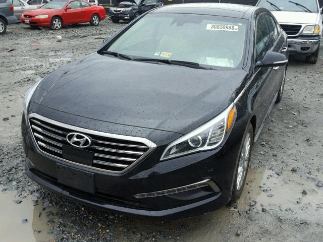 5NPE34AF1FH139329 - 2015 HYUNDAI SONATA SPO BLACK photo 2