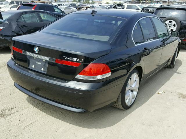 WBAGL63432DP58950 - 2002 BMW 745 I BLACK photo 4