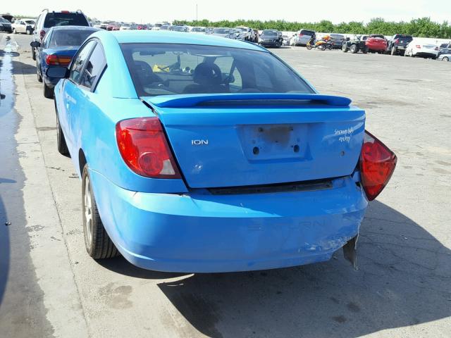 1G8AN12F45Z158948 - 2005 SATURN ION LEVEL BLUE photo 3