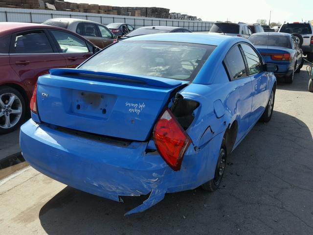 1G8AN12F45Z158948 - 2005 SATURN ION LEVEL BLUE photo 4