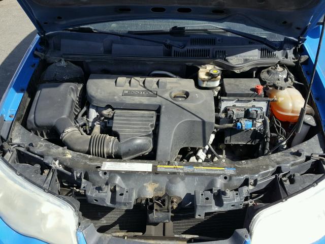 1G8AN12F45Z158948 - 2005 SATURN ION LEVEL BLUE photo 7
