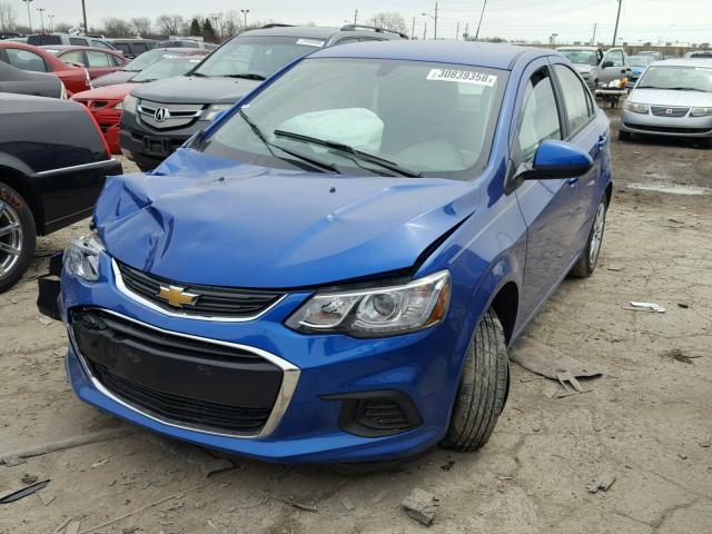 1G1JB5SH0J4118132 - 2018 CHEVROLET SONIC LS 蓝色 照片 2