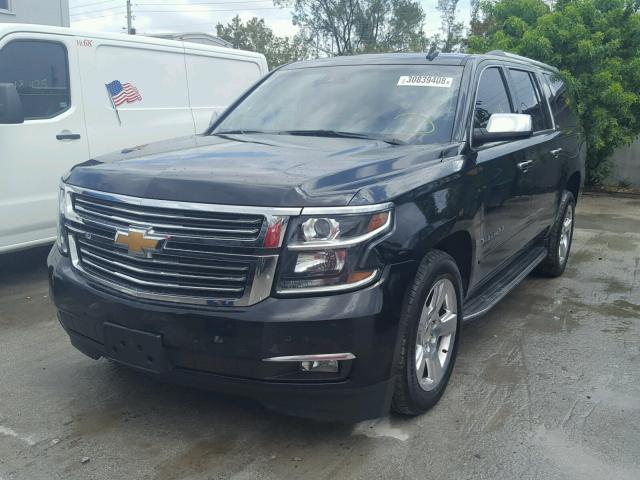 1GNSCKKC7FR274942 - 2015 CHEVROLET SUBURBAN C BLACK photo 2